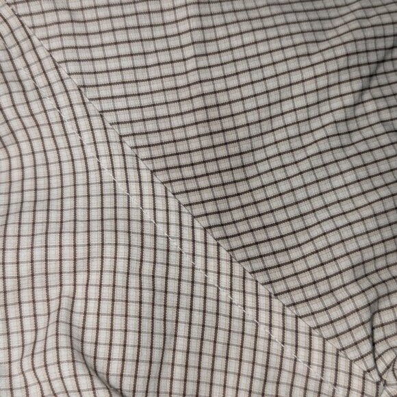 *3 FOR $9* Van Heusen Broadcloth Long Sleeve Button Dress Shirt Wrinkle Free L - Picture 4 of 4
